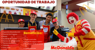 CONVOCATORIA MCDONALDS